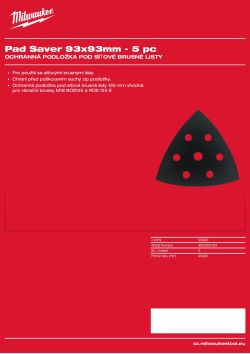 MILWAUKEE Pad Savers 4932500194 A4 PDF