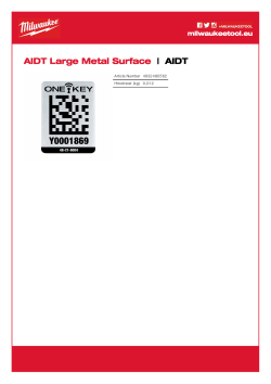 MILWAUKEE AIDT – pro velké kovové povrchy 4932480562 A4 PDF
