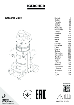 Návod k obsluze vč. bezpečnostních informací