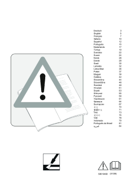 Návod k obsluze vč. bezpečnostních informací