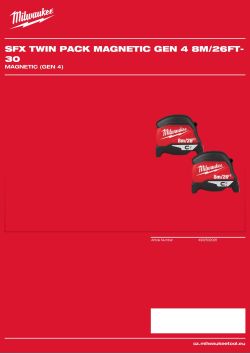MILWAUKEE MAGNETIC (GEN 4) 4932502026 A4 PDF