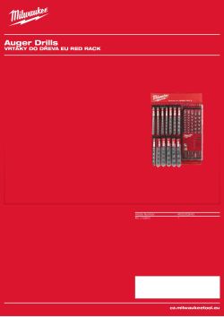 MILWAUKEE EU Red Rack Wood Drilling 4932352643 A4 PDF