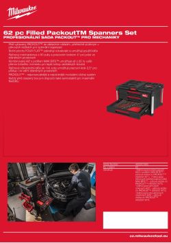 MILWAUKEE PACKOUT™ sada očkoplochých klíčů 62 ks 4932501865 A4 PDF