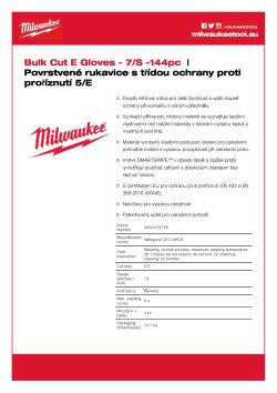 MILWAUKEE Rukavice CutE - 7/S - 144 párů 4932479720 A4 PDF