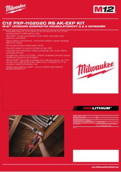 MILWAUKEE C12 PXP 4933479981 A4 PDF