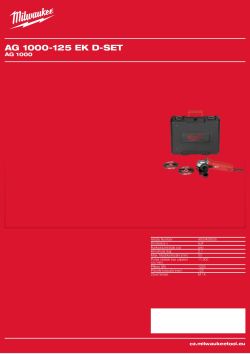 MILWAUKEE AG 1000 4933459055 A4 PDF
