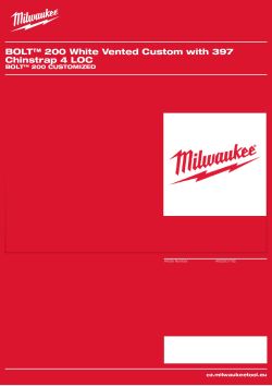 MILWAUKEE BOLT™ 200 CUSTOMIZED 4932501792 A4 PDF