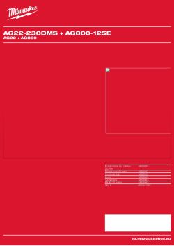 MILWAUKEE AG22 + AG800 4933451567 A4 PDF