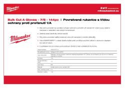 MILWAUKEE Rukavice Cut A - 7/S - 144 párů 4932479714 A4 PDF