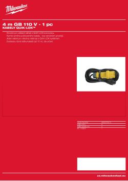 MILWAUKEE Cables 4932373510 A4 PDF