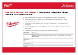 MILWAUKEE Rukavice CutE - 7/S - 144 párů 4932479720 A4 PDF