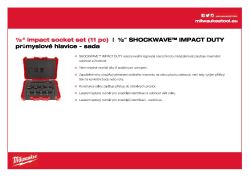 MILWAUKEE ½″ SHOCKWAVE™ IMPACT DUTY sada průmyslových hlavic (11 kusů) 4932478290 A4 PDF