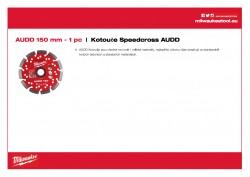 MILWAUKEE Premium Speedcross AUDD AUDD 150 4932399825 A4 PDF