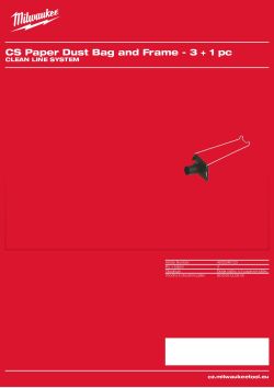 MILWAUKEE Systém čisté linie Clean Line. 4932346123 A4 PDF