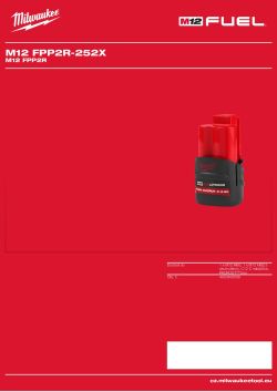 MILWAUKEE M12 FPP2R 4933493598 A4 PDF