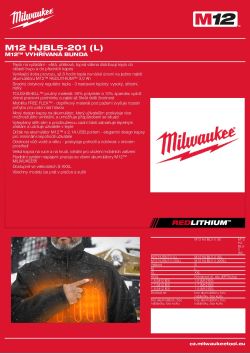 MILWAUKEE M12 HJ5 4932492957 A4 PDF
