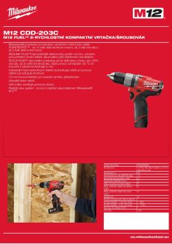 MILWAUKEE M12 CDD 4933459580 A4 PDF