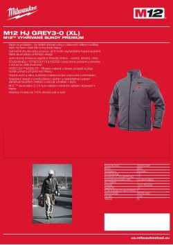 MILWAUKEE M12™ VYHŘÍVANÉ BUNDY PREMIUM 4933451594 A4 PDF