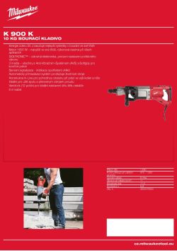 MILWAUKEE 10 kg bourací kladivo třídy K-Hex 4933375670 A4 PDF
