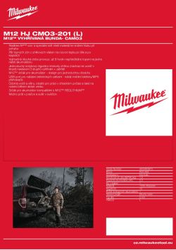 MILWAUKEE M12™ vyhřívaná bunda- camo3 4933443873 A4 PDF