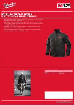 MILWAUKEE M12™ VYHŘÍVANÉ BUNDY PREMIUM 4933451590 A4 PDF