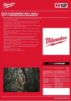 MILWAUKEE M12 HJ CAMO6 4932492950 A4 PDF