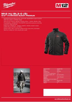 MILWAUKEE M12™ VYHŘÍVANÉ BUNDY PREMIUM 4933451586 A4 PDF