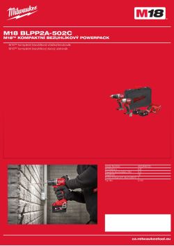 MILWAUKEE M18™ kompaktní bezkomutátorový sada nářadí 4933448720 A4 PDF