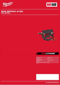MILWAUKEE M18 BPP2H 4933459033 A4 PDF
