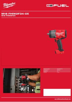 MILWAUKEE M18 FHIW2F34 4933492779 A4 PDF