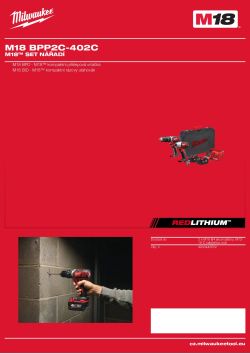 MILWAUKEE M18™ set nářadí 4933443479 A4 PDF