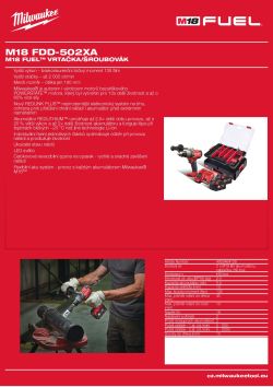 MILWAUKEE M18 FDD 4933464128 A4 PDF