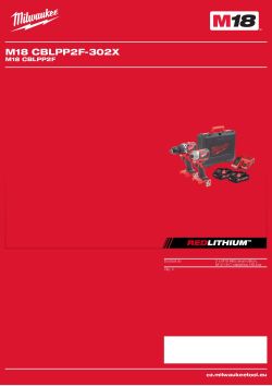 MILWAUKEE M18™ kompaktní bezuhlíková sada nářadí 4933480786 A4 PDF