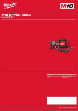 MILWAUKEE M18 BPP2N 4933459704 A4 PDF