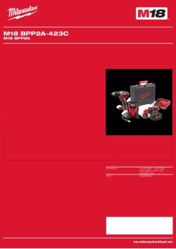 MILWAUKEE M18 BPP2A 4933464912 A4 PDF