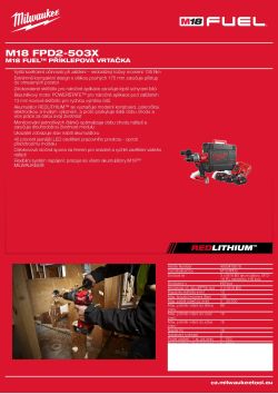 MILWAUKEE M18 FPD2 4933478518 A4 PDF