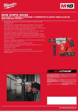 MILWAUKEE M18 CHPX 4933478521 A4 PDF