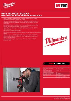 MILWAUKEE M18™ Powerpack 4933472144 A4 PDF
