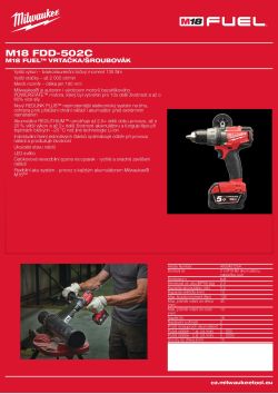 MILWAUKEE M18 FDD 4933451254 A4 PDF