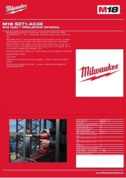MILWAUKEE M18 FUEL™ příklepová vrtačka 4933447112 A4 PDF