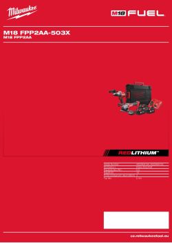 MILWAUKEE M18 FPP2AA 4933464185 A4 PDF