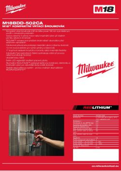 MILWAUKEE M18 BDD 4933451889 A4 PDF