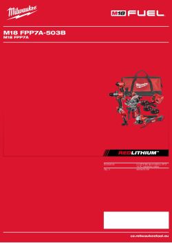 MILWAUKEE M18 set nářadí 4933479158 A4 PDF