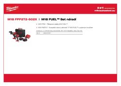 MILWAUKEE Sada M18 FUEL™ 4933478767 A4 PDF