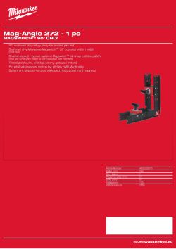 MILWAUKEE Mag-úhelník 272 4932352570 A4 PDF