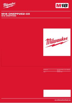 MILWAUKEE M18 ONEPP2E2 4933471920 A4 PDF