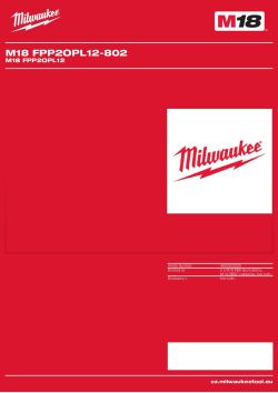 MILWAUKEE M18 FPP2OPL12 4933500229 A4 PDF