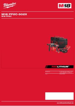 MILWAUKEE M18 PP2C 4933478645 A4 PDF