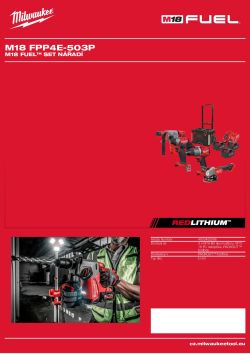 MILWAUKEE M18 FUEL™ set nářadí 4933492386 A4 PDF