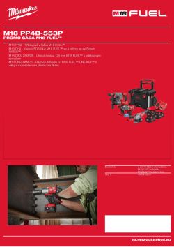 MILWAUKEE Promo sada M18 FUEL™ 4933478830 A4 PDF